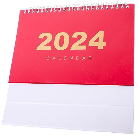 Lurrose Büro Tischkalender Im Dragon Design Dekorativer Stehkalender Für Notizen Und Erinnerungen Für Schreibtisch Und Büroaccessoire