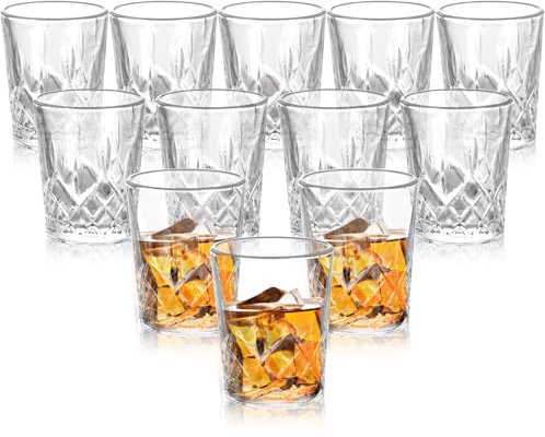 ASelected 12 vasos de chupito de cristal de 50 ml, para cualquier fiesta