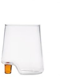Gamba de Vero Zafferano Bicchiere in vetro borosilicato colore Giallo Oro box 6 pezzi