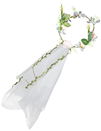 SOESFOUFU Blumenkranz Stirnband Haar Blumenkranz Blumen Stirnband Haarschmuck Blumenkrone