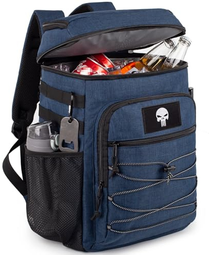 Bunnychic Zaino Tattico Termico, zaino frigo isolato 25L per campeggio | Robuster taktischer Kühlrucksack, 25L Volumen, auslaufsichere Isolierfutter, wasserfestes 900D-Gewebe für Beruf & Arbeit