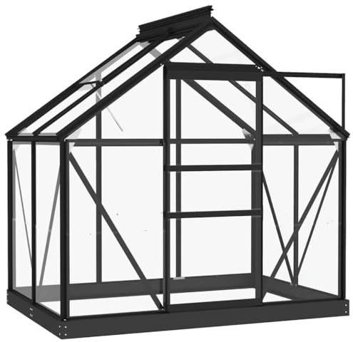 vidaXL Gewächshaus-Ersatzglas 36 Stück Gehärtetes Glas