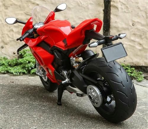 Motorcykelskala Modell 1/9 Motocrossmotorcykel Modellbilsamling present gjutningstillverkning För Ducati Panigale V4S