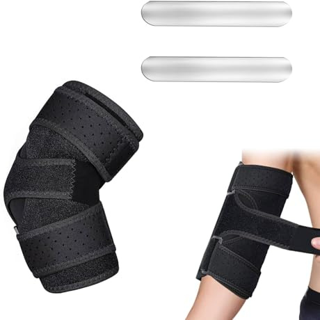 Ruispeed Verstellbare Ellenbogenbandage mit Ul naris-Schiene – Nächtliche Stütze bei Sulcus-Ulnaris-Syndrom, Tennisarm & Sehnenentzündung – Für Herren & Damen, passt den meisten