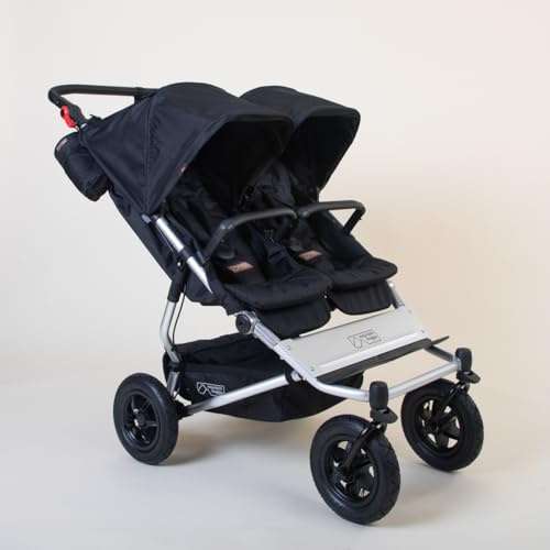 Mountain Buggy Duet Cochecito gemelar Heritage V4 Cochecito Caviar Negro