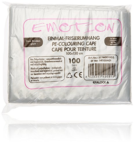 Efalock Professional Emotion Einmal-Frisierumhang glatt, 1er Pack, (1x 100 Stück)