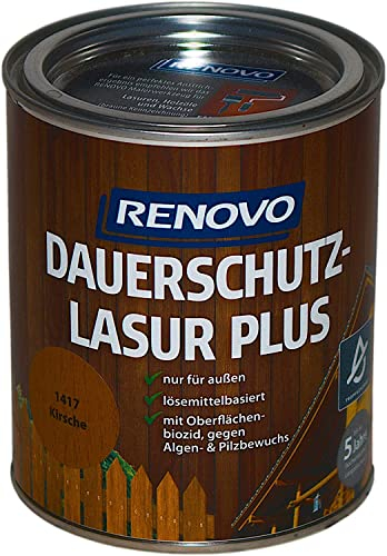 0,75L RENOVO Dauerschutzlasur 1417 Kirsche Lasur Holzlasur