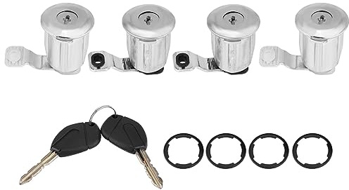 türschlösser c1, Car Lock Zylindersatz Car Auto Lock 252522 Autotürschloss Zylindersatz mit Schlüsseln für Partner Autoschloss Zubehör