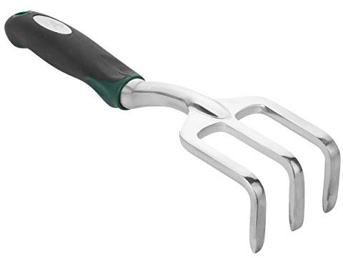 Mr. Pen Black Mini Hand Rake, Hand Cultivator, Garden Tool, 3 Prong Garden Rake, Manual Operation, Metal, Great for Weeding and Turning Soil