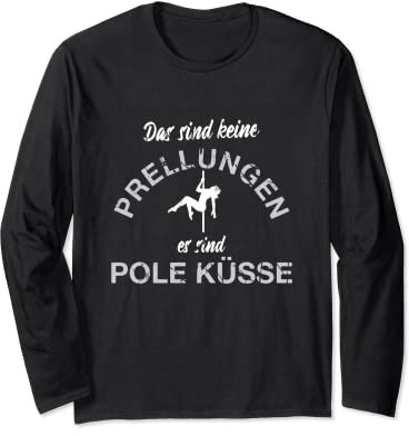 Poledance Kleidung Stangen-Tanz Zubehör Pole Dance Langarmshirt