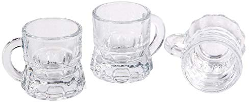 Alsino Party Schnapsgläser Shotgläser Pinnchen Trinkgläser Set aus Glas mit Henkel 2cl KG-61001, (2 Stück)