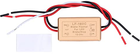 DC 12-24V 50W LED Flash Strobe Controller ABS Modulo Lampeggiatore Per Auto Per Biciclette Elettriche Veicoli a Motore