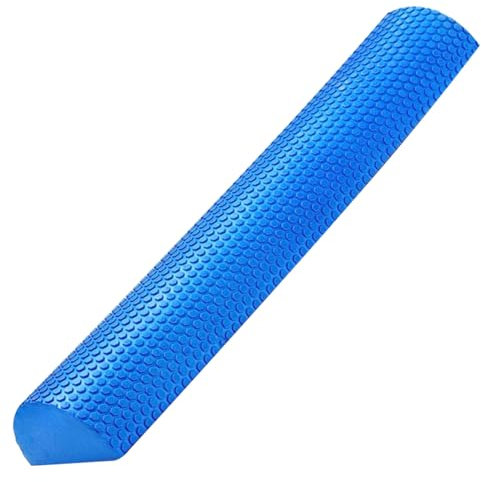Demi-rouleau en mousse Rouleau de massage haute densité Rouleaux de mousse demi-mousse de physiothérapie et exercice Rouleaux de mousse pour les muscles auto-massage et soulagement de la tension