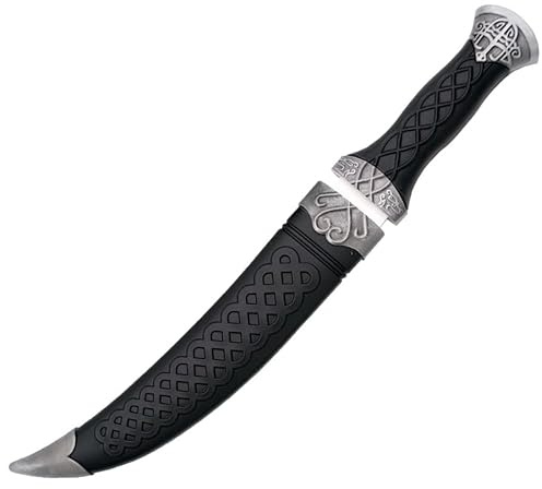 ECOMMUR Daga Antigua S0320 | Daga histórica de coleccionista + Vaina. Colección de artículos Antiguos.