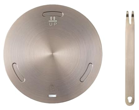 Induction Cooking Adapter - Stove Adapter Plate, Simmer Plate Adapter | Stainless Steel Induction Heat Diffusion Plate, Induction Conversion Disk Cooktop Converter Plate for Electric Stoves