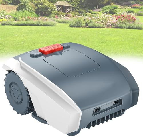 Beachtiful Robot Lawn Mower 0.37 Acre Robotic Lawnmower, ±25%（14°） Slope, APP Control, 60dB(A) Quiet, IPX5, Wi-Fi, All-Wheel Drive, Cut Height 20-55mm