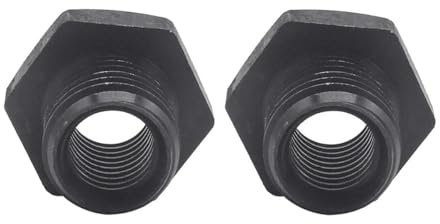2PCS Holz Drehmaschine Spindelstock Spindel Chuck Adapter M18X 2,5 Zu 1-8TPI for Metall Werkzeug