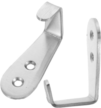 SHINEOFI 2pcs Stainless Ladder Hooks for Bunk Bed Ladder Loft Bed Hardware Robust Replacement Quick Setup Accessories