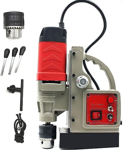 Portable Heavy Duty Electric Magnetic Drill Press, 1080W Power with 8500N Force for Efficient Metal Boring