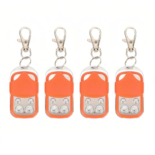Joyzan Automatische Tür Fernbedienung, 433.92MHz Gate Control Control Key | FOB Garagenöffner HIP HCS301 Rolling Code mit 40M Rang Ersatz ABSC Zink Legierung Scheunentüren Warehouse