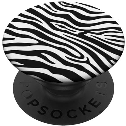 Zebra Animal Skin Print PopSockets Adhesive PopGrip