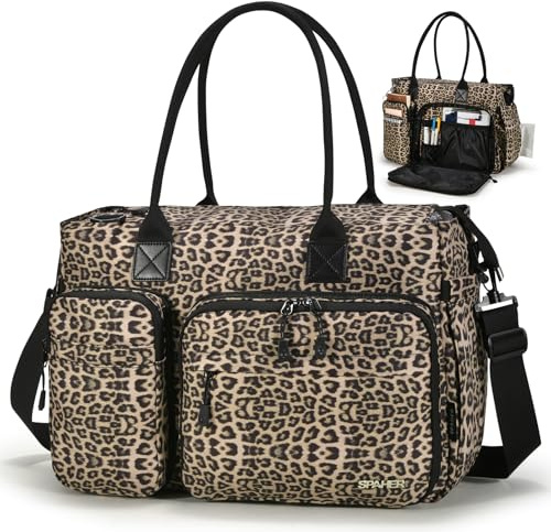 SPAHER Lehrertasche Damen Handgepäck Tasche 40x30x15 British Airways Arbeitstasche 15,6 Inch Laptoptasche Reisetasche Weekender Damen wasserdichte Tragetasche Computertasche Messenger Bag Handtasche