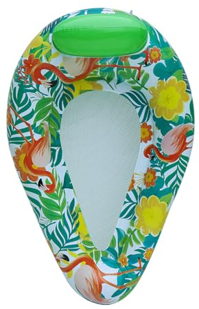 Tumbona inflable para niños, tumbona inflable para estanque, asiento flotante Tykes, toldo para entrenamiento de natación, acuático Sunny Coast, juguete acuático, para baño al aire libre, tiempo de
