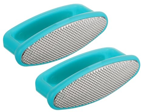 OUNONA 2piezas Limas Para Pies De Acero Inoxidable Removedor Profesional De Callos y Piel Muerta Archivo Curvo Para Pedicura Reutilizable y Fácil De Limpiar Cuidado Duradero y Seguro Para
