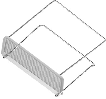 Hoement Soporte para Trapos de Cocina Inoxidable Blanco Bandeja Drenaje Escurridor Multifuncional para Esponjas y Paños Organizador Compacto para Fregadero y Almacenamiento Cocina