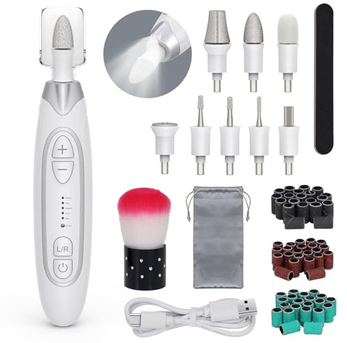 PELCAS Ponceuse Ongles Électrique 45 000 RPM