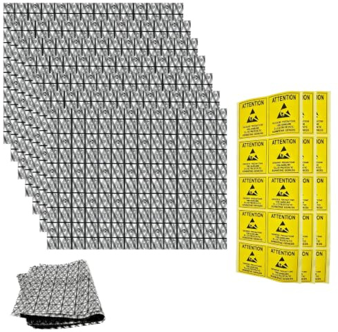 Grandes Bolsas antiestáticas con Adhesivos antiestáticos, 30 cm*40 cm, diseño de Apertura Superior, blindaje ESD para Proteger componentes electrónicos como Placas Base y Tarjetas gráficas (30 PCS)