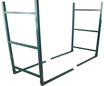 GREENSTAR - Range-Bûches - Porte-Bûches Extérieur/Intérieur - Capacité de Stockage Réglable de 1 à 20 mètres et plus - Hauteur : 1 mètre - Largeur (1 Support) : 40 cm