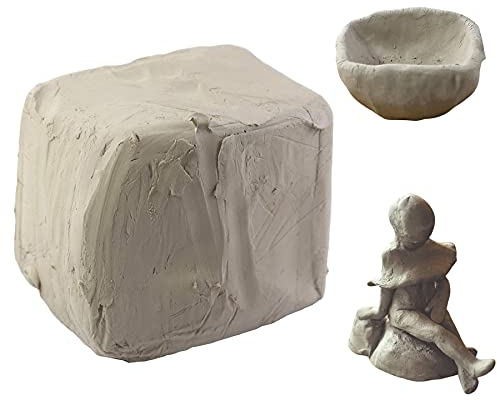 Air Drying Modelling Sculpting Clay for Art & Craft in Grey Self Hardening 500gm