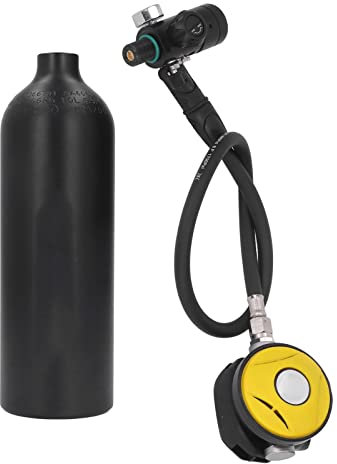 Hosi Tauchflaschen-Set, Tauchflaschen-Sauerstoffflaschen-Set Leuchtinstrument Zum Tauchen