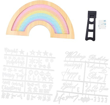 ifundom Buchstabentafel Aus Filz Mit Holzrahmen Diy-nachrichtentafel Für Bastelprojekte Filztafel Mit Buchstabenrillen Für Kreative Botschaften Nachrichtentafel Für Dekoration Und Lernen