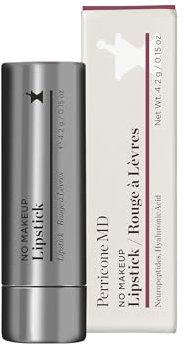 Perricone MD No Makeup Lipstick Rose Rapture 4.2g – Lightweight, Hydrating Formula for Smoother, Plumper Lips – Subtle Glossy Tint