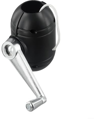 Lecreatekit Manivelle inclinable de rechange pour parasol - Mécanisme d'inclinaison - Manivelle installée dans la plupart des parapluies pour patio, jardin, hôtel, terrasse