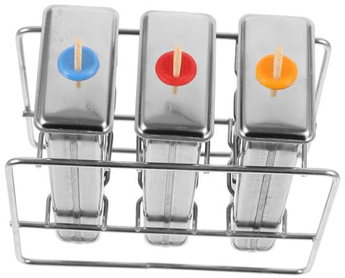 VINTORKY Moldes Inoxidable Para Paletas Moldes Para Hielo Soportes Para Helados Diy