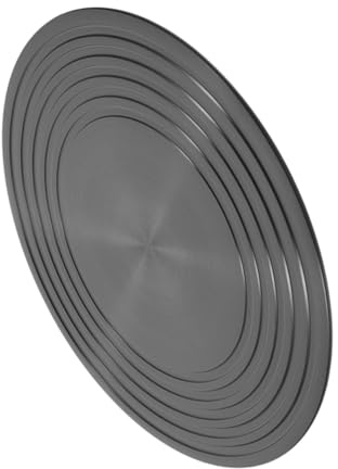 DIYEAH Plaque de Diffusion de Chaleur Surface Lisse pour Cuisinière à Gaz, Plaque de Décongélation en Aluminium Noir Cuisine