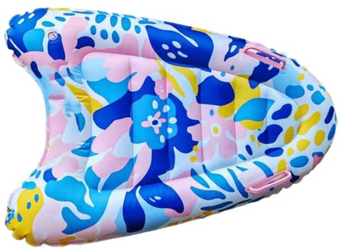 Aufblasbares Bodyboard - Schwimmhilfe Für Kinder Am Und Im Wasser | Leichtes Aufblasbares Board Für Pool, Garten & Outdoor Wassersport