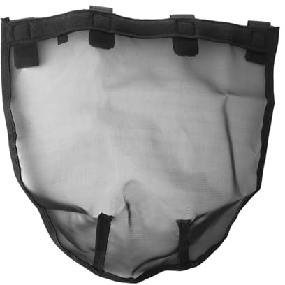 Horse Nose Net for UV Protection,Breathable Horse Nose Shield Adjustable Fly Mask Cover with Mesh Filter for Face Protection Compatible with Bridles and Riding Training Trail Use (L)