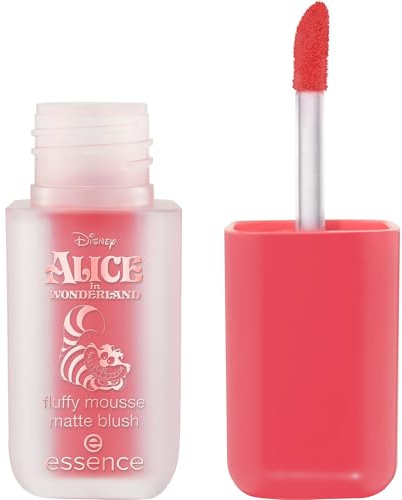Essence Cosmetics Blush opaco in mousse soffice ispirato a Disney Alice nel Paese delle Meraviglie, risultato istantaneo, naturale, opaca (3.7g)