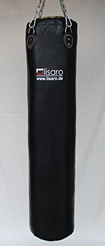 LISARO Profi BOXSACK FÜR Aller Boxing Art, AUS Kunstleder(Vinyl) Studio QUALITÄT GR. 120X35CM CA.3 - KG, UNGEFÜLLT.