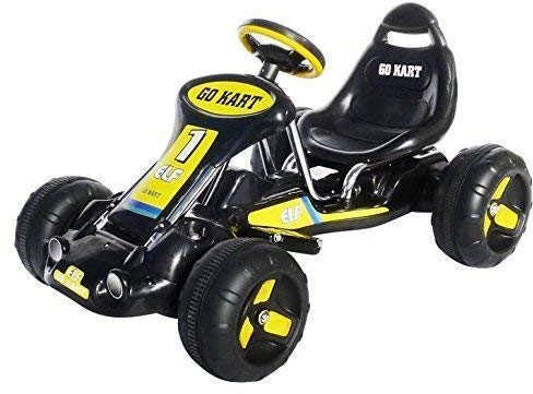 Actionbikes Motors Kinder Elektroauto GoKart 9788 | Elektrofahrzeuge - Kinderauto elektrisch - Elektro Auto - Go Cart - Elektro Kart - Elektrofahrzeug - Elektro Auto für Kinder ab 3 Jahre (Schwarz)