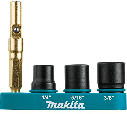 Makita B-61581 Impact Gold 4 Stück Abnehmbarer Steckschlüsselsatz
