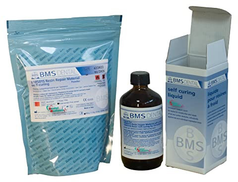 RESINA PER RIPARAZIONE PROTESI A FREDDO KIT 500g+250ml (ROSA VENATA)