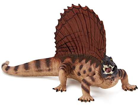 Zappi Co Bambini Dimetrodon Dinosauro Giocattolo (lunghezza 15 cm) Collezione di dinosauri realistici e dettagliati per bambini - Figure d'azione per il gioco e l'apprendimento