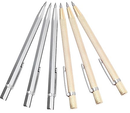 DOITOOL 6stücke Metallgravurstift Aus Wolframkarbid Metallätzstift Und Glasgravurstift Gravurwerkzeug Für Metall Und Gravurzubehör