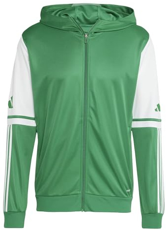 adidas Hombre Squadra25 Hoody Sweatshirt, Team Green/White, L