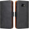 Bozon Handyhülle für Samsung Galaxy Xcover 4, Leder Handytasche Kartenfach Klappständer Magnetisch Lederhülle für Samsung Galaxy Xcover 4 Hülle, Schwarz